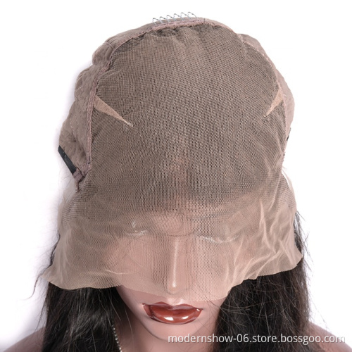 Wholesale Vendor Brazilian Virgin Human Hair Transparent Lace Frontal Wigs,100 Unprocessed Cuticles Aligned Full Lace Front Wigs